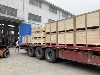 Versand einer pneumatischen Absperrklappe nach Südkorea