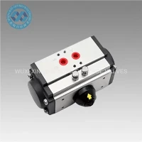 Leichtes Aluminium doppelt wirkende pneumatische Stellantrieb für Schmetterlingsventile